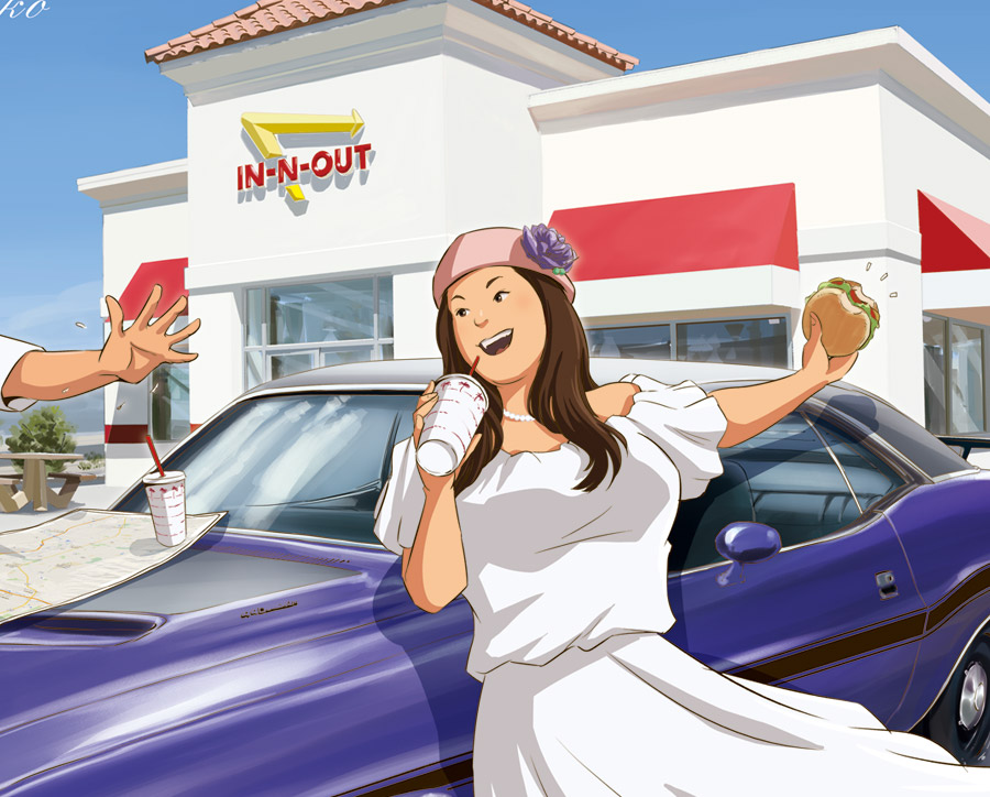 In-N-Out Burger- ウェルカムボード